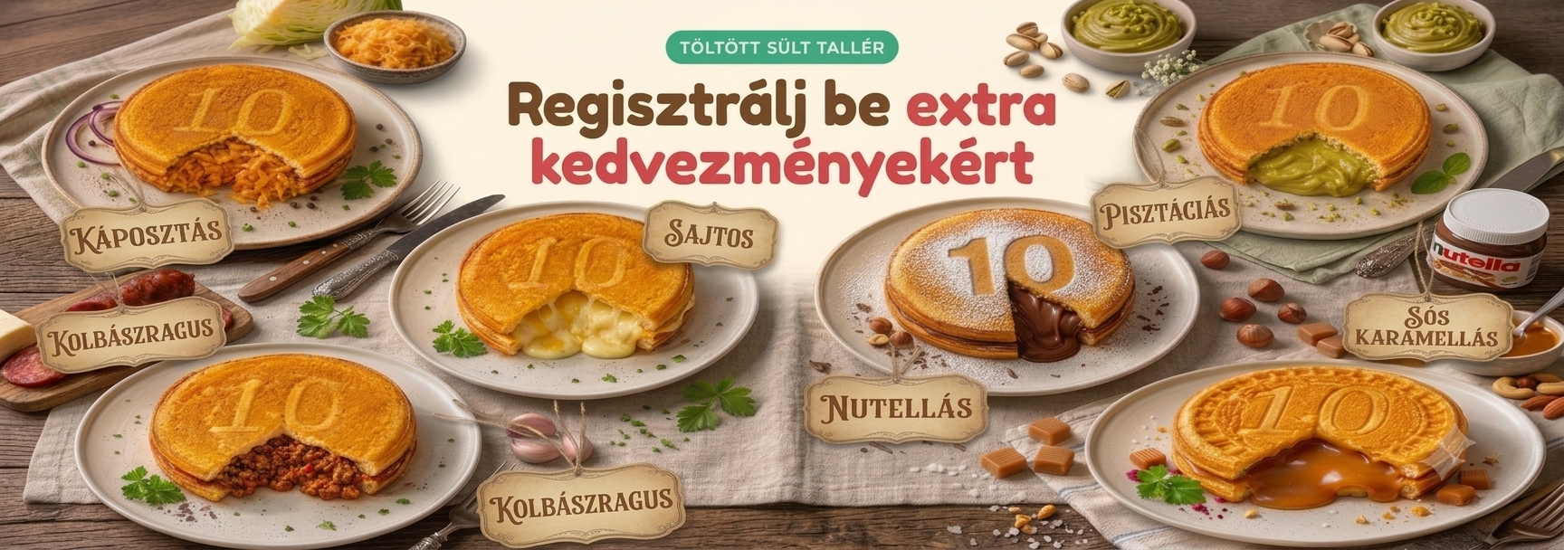 Regisztrálj be extra kedvezményeinkért